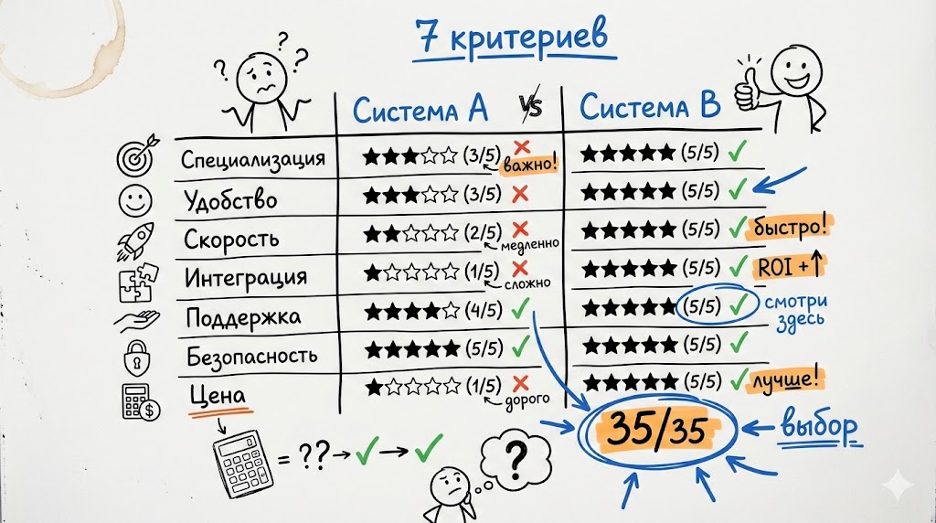 7 критериев выбора КЭДО